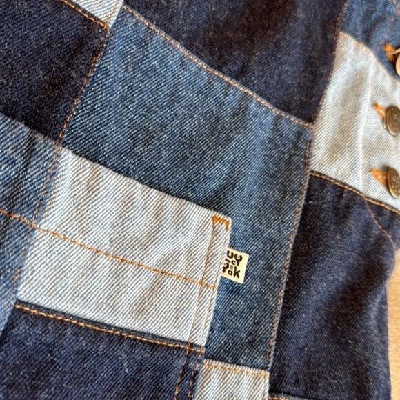 NWT Lucy & Yak Layla Denim Dress Paige Patchwork Size UK26 US22 - Picture 11 of 14